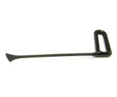 10 inch whale tail dent tool with 1 ⅛-inch tip width and black handle, on a white background.