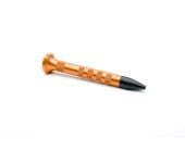 4" Orange Aluminum Knock Down w/ Tip