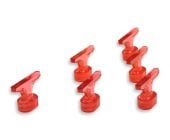 6pk 1.4'' Slim Crease Dentless Red Dot Glue Tab