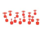 14pk Round Variety Pack Dentless Red Dot Glue Tab