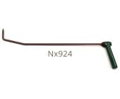 Indexable Handle - Double Bend Sharp Tip 3/8'' x 24'' 