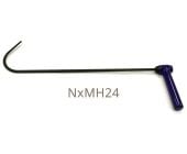 Indexable Handle - Marquise Tip Hook - Medium Hook 24'' x 5/16''