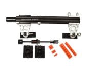 JVF Mini RE Tension system bar with two adjustable feet and a center pass through lock on lifter, on a white background.