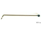 24'' single bend interchangeable tip rod