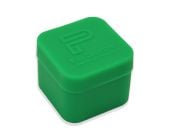 Green square container embossed with the Pillon PDR logo, containing Sergio Cold Glue - Green designed for paintless dent repair at 50 °F / 10 °C.
