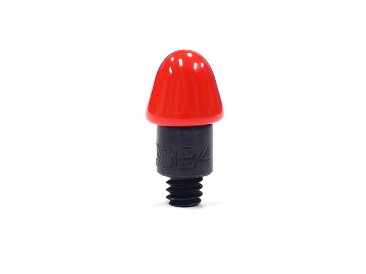 3/8'' B4R tip with red hard PVC coating