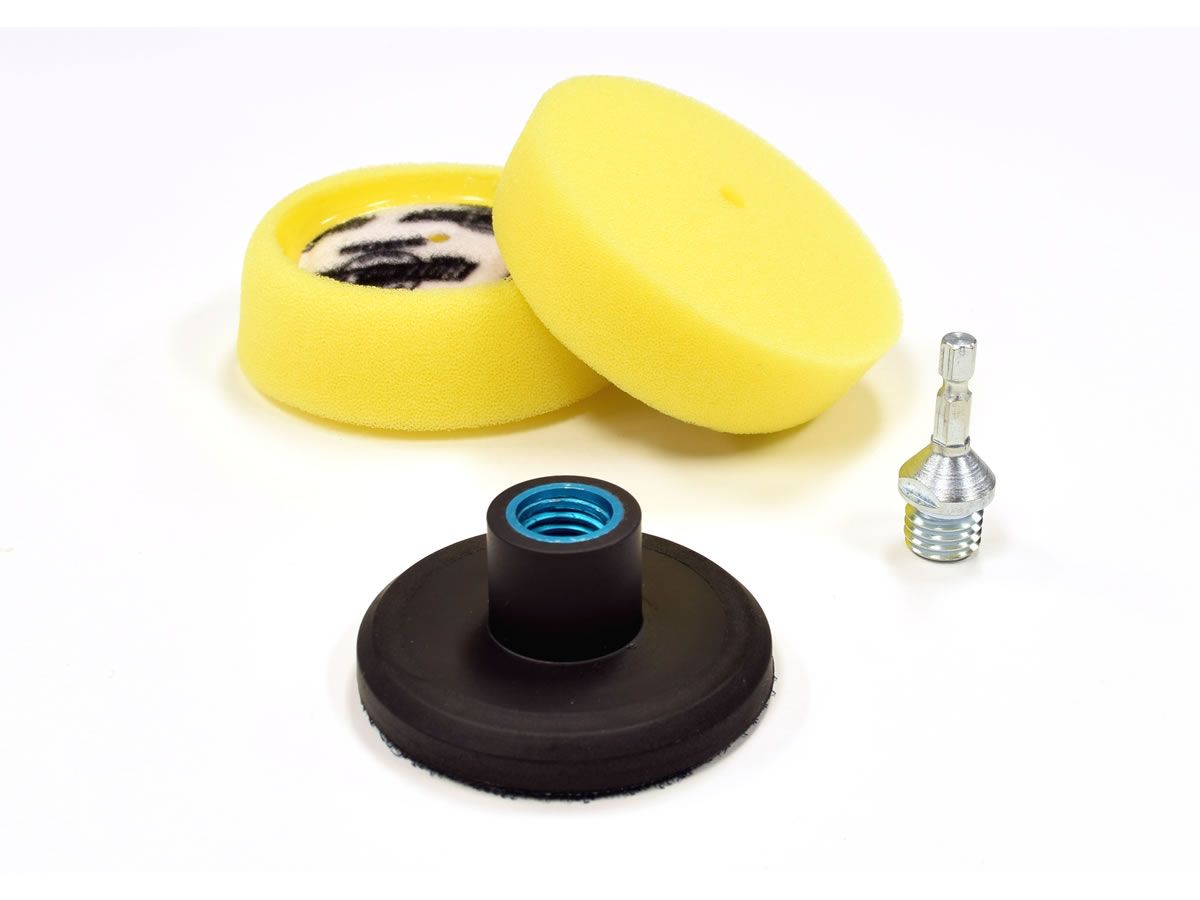 Cheap 3 inch polishing pad kit for your cordless drill! 