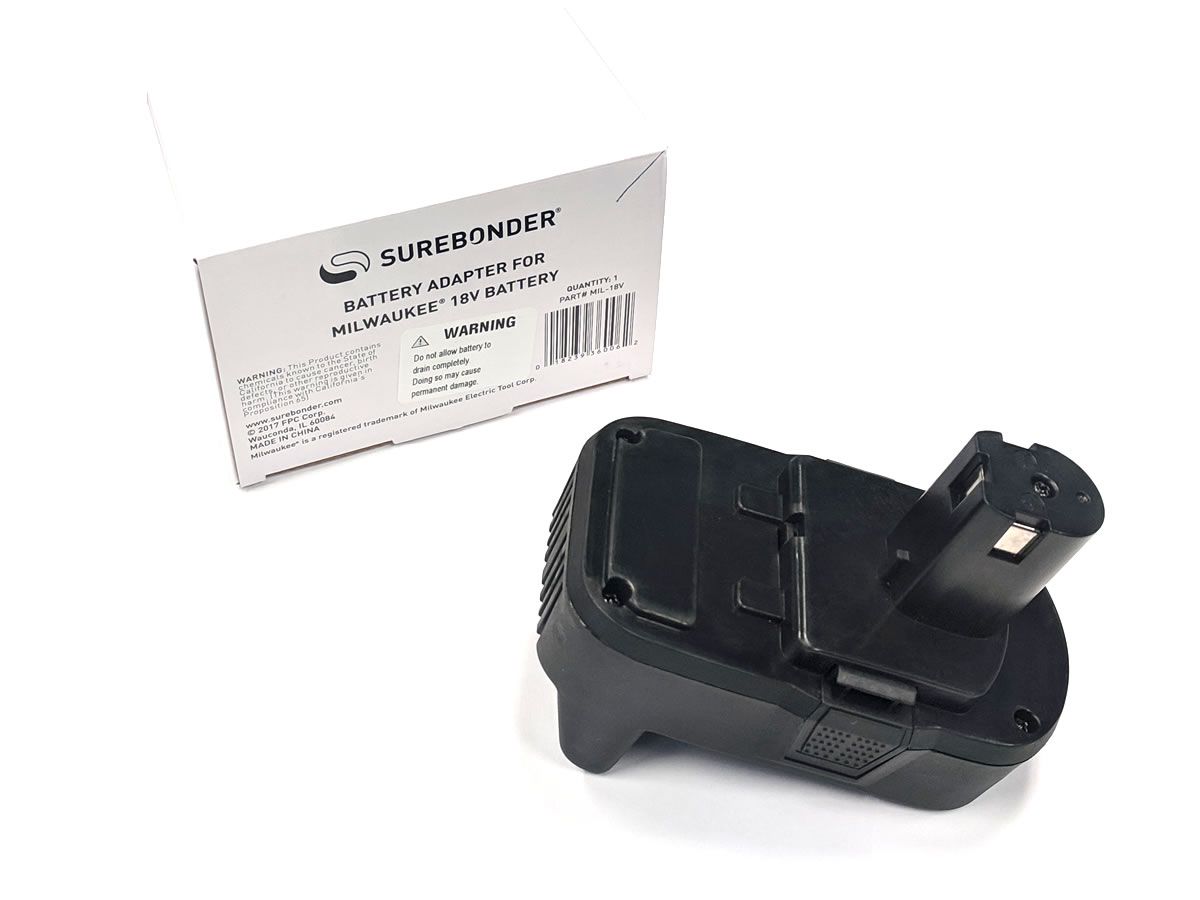 SureBonder Milwaukee Battery Adapter Dentcraft Tools