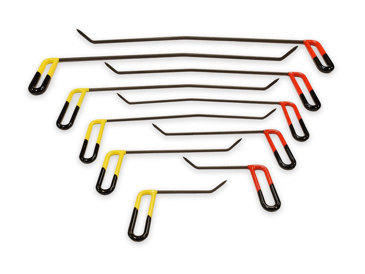 Sharp Brace Tools Set 10pc - Brace tools for dent repair