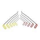 brace set 10pc , 5 pieces left and right with bend.