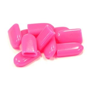 Pink Flag Soft Push Caps 10pc
