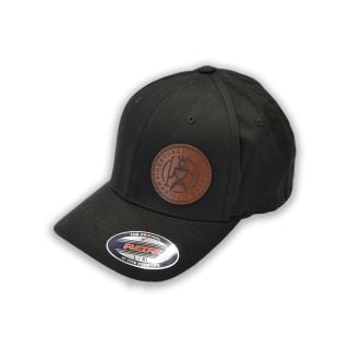 Black Leather Hilo hat - FlexFit - 