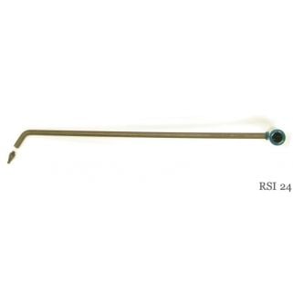 24'' single bend interchangeable tip rod