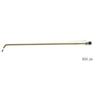 36'' single bend interchangeable rod