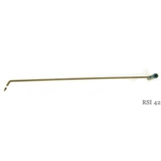42'' single bend interchangeable tip rod