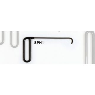 Side Panel Hook 1" Curved Flag- SPH1