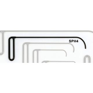 Side Panel Hook 2 1/2" Curve Flag- SPH4