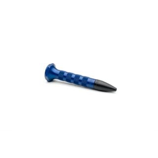3" Blue Aluminum Knock Down w/ Tip
