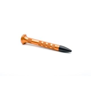 4" Orange Aluminum Knock Down w/ Tip