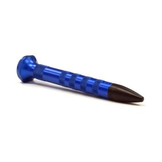 4" Blue Aluminum Knock Down w/ Tip