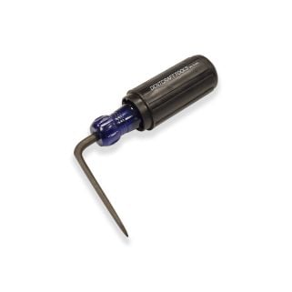 Sharp Hand tool 3’’, rotated at an angle, from an angled height