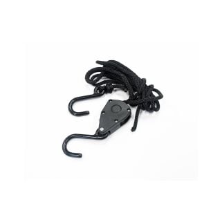 Rope Ratchet for tying down hood props.