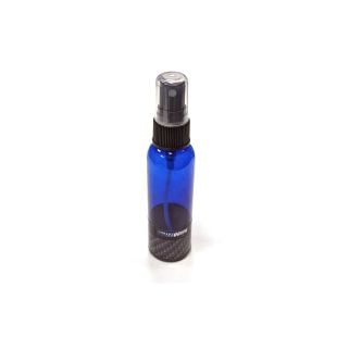 Blue Willey Quick magnetic spray bottle for isopropyl alcohol, with built-in magnet to stick to steel vehicle panels, on white background.