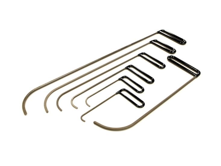 7-Piece Side Panel Hook Set | 8″–30″ side panel tool lengths